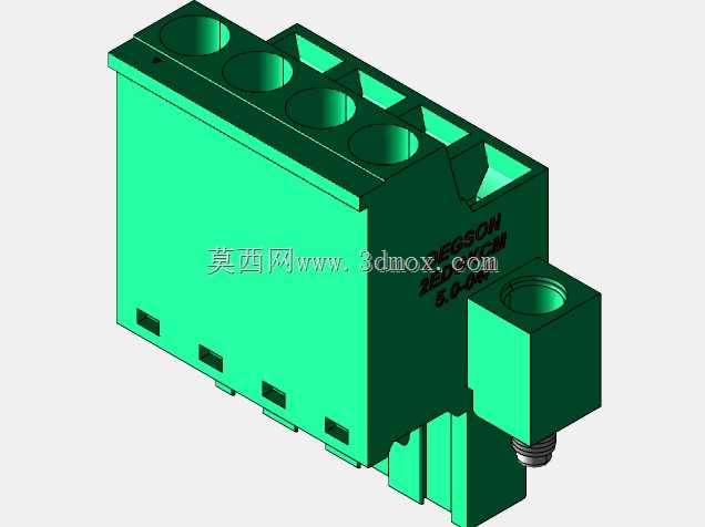 DEGSON 2EDG(M)系列5.0mm螺纹锁紧可插拔接线盒组