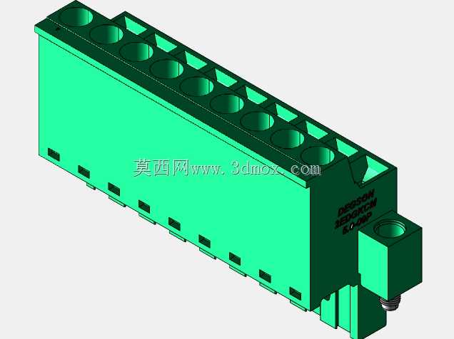 DEGSON 2EDG(M)系列5.0mm螺纹锁紧可插拔接线盒组