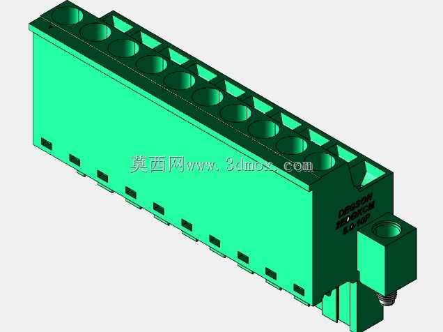DEGSON 2EDG(M)系列5.0mm螺纹锁紧可插拔接线盒组