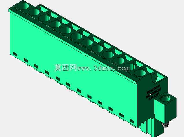 DEGSON 2EDG(M)系列5.0mm螺纹锁紧可插拔接线盒组