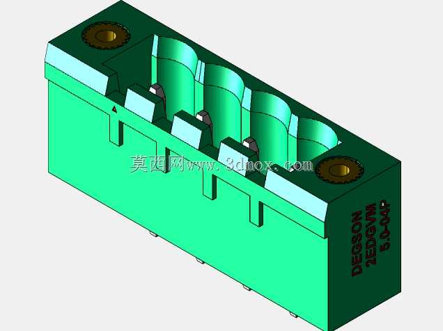 DEGSON 2EDG(M)系列5.0mm螺纹锁紧可插拔接线盒组