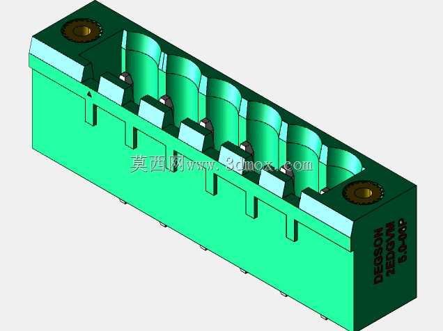 DEGSON 2EDG(M)系列5.0mm螺纹锁紧可插拔接线盒组