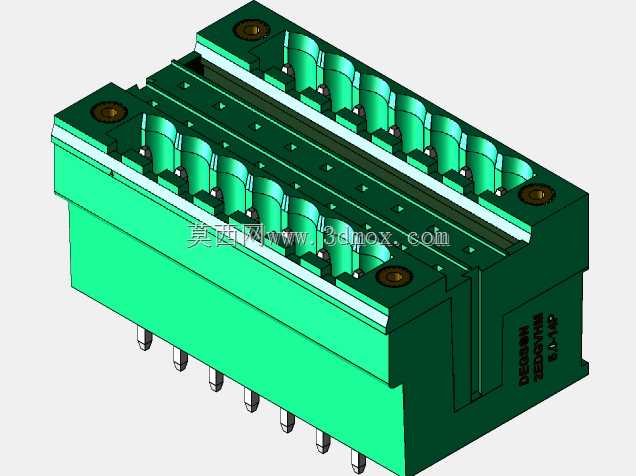 DEGSON 2EDG(M)系列5.0mm螺纹锁紧可插拔接线盒组