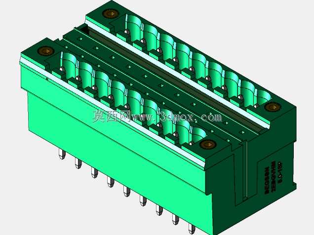 DEGSON 2EDG(M)系列5.0mm螺纹锁紧可插拔接线盒组