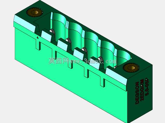 DEGSON 2EDG(M)系列5.0mm螺纹锁紧可插拔接线盒组