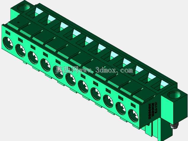 DEGSON 2EDG(M)系列5.0mm螺纹锁紧可插拔接线盒组