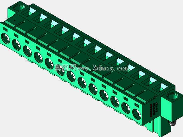 DEGSON 2EDG(M)系列5.0mm螺纹锁紧可插拔接线盒组