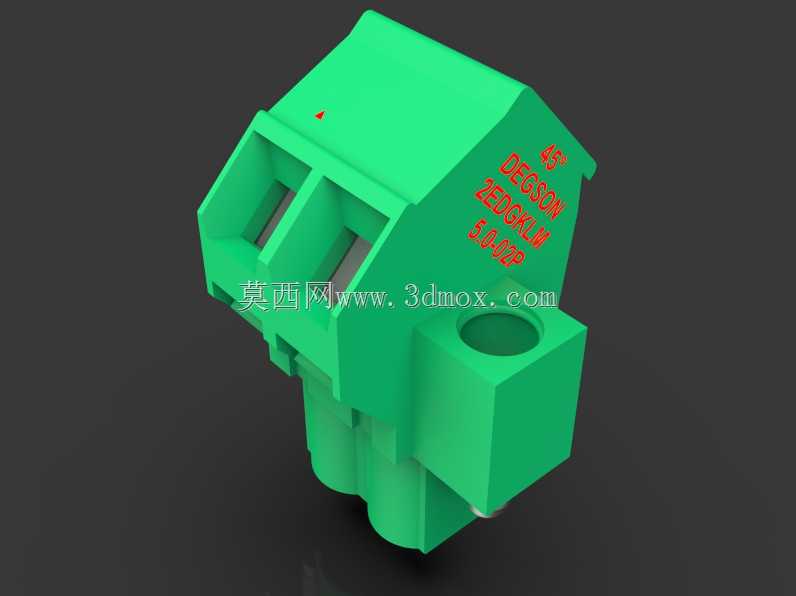 DEGSON 2EDG(M)系列5.0mm螺纹锁紧可插拔接线盒组