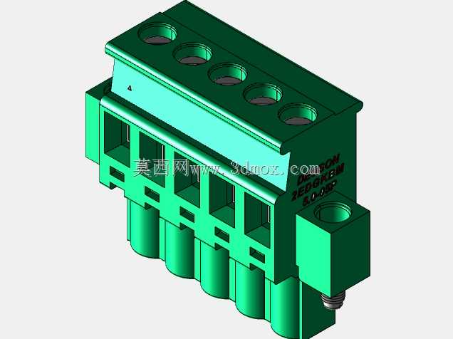 DEGSON 2EDG(M)系列5.0mm螺纹锁紧可插拔接线盒组