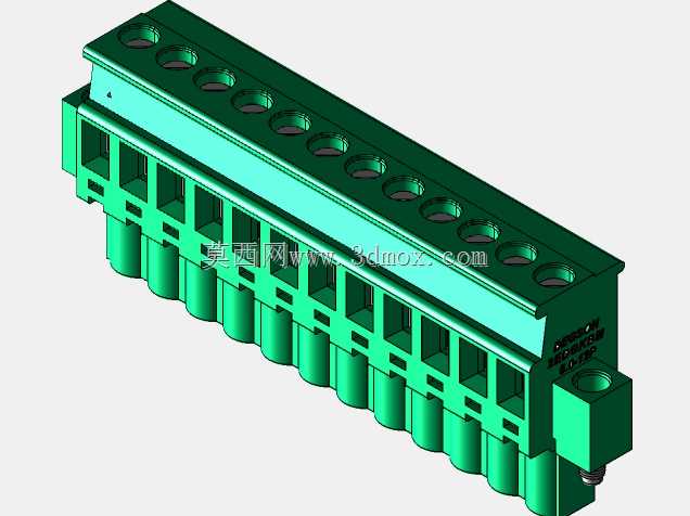 DEGSON 2EDG(M)系列5.0mm螺纹锁紧可插拔接线盒组