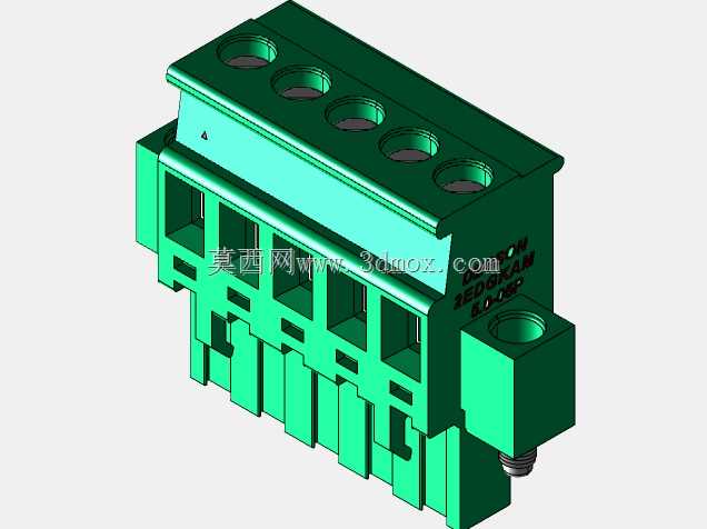 DEGSON 2EDG(M)系列5.0mm螺纹锁紧可插拔接线盒组