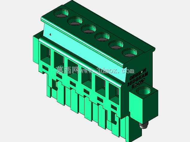 DEGSON 2EDG(M)系列5.0mm螺纹锁紧可插拔接线盒组