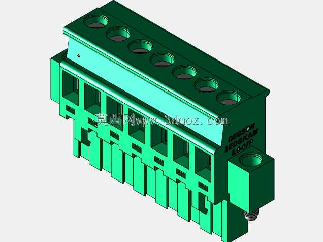 DEGSON 2EDG(M)系列5.0mm螺纹锁紧可插拔接线盒组