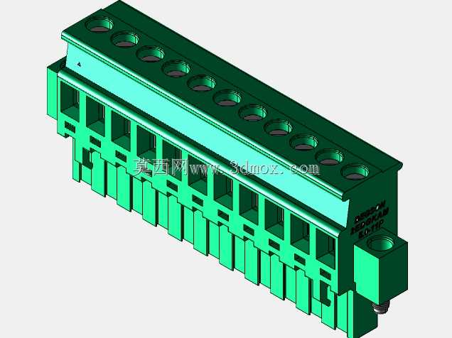 DEGSON 2EDG(M)系列5.0mm螺纹锁紧可插拔接线盒组