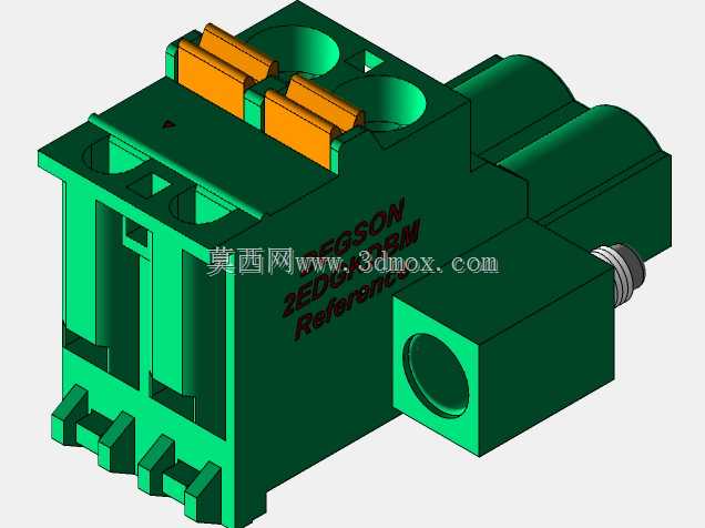 DEGSON 2EDG(M)系列5.0mm螺纹锁紧可插拔接线盒组