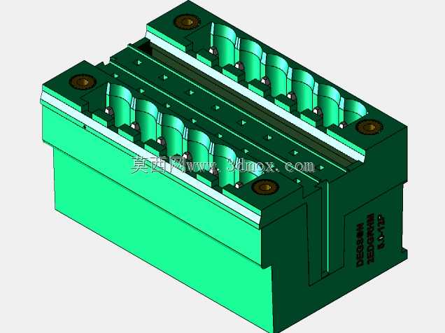 DEGSON 2EDG(M)系列5.0mm螺纹锁紧可插拔接线盒组