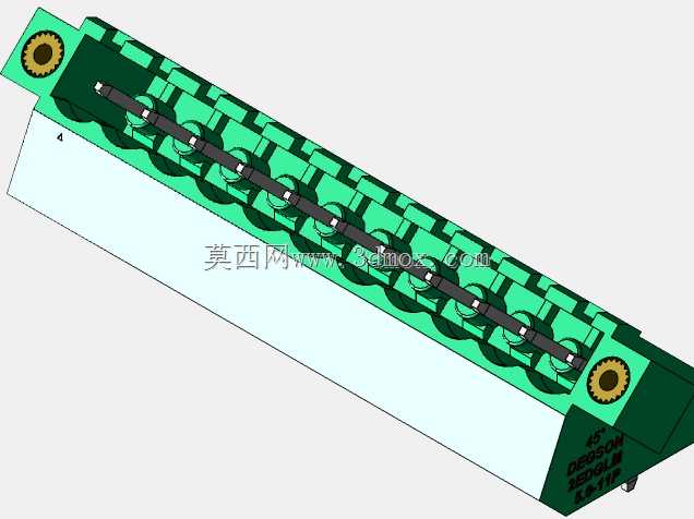 DEGSON 2EDG(M)系列5.0mm螺纹锁紧可插拔接线盒组