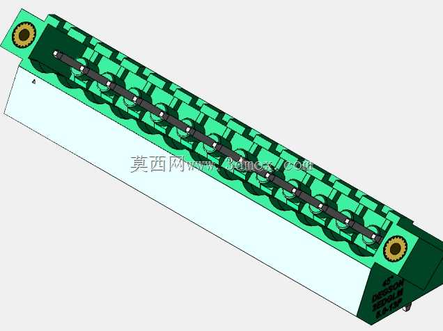 DEGSON 2EDG(M)系列5.0mm螺纹锁紧可插拔接线盒组