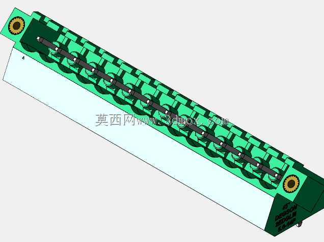 DEGSON 2EDG(M)系列5.0mm螺纹锁紧可插拔接线盒组
