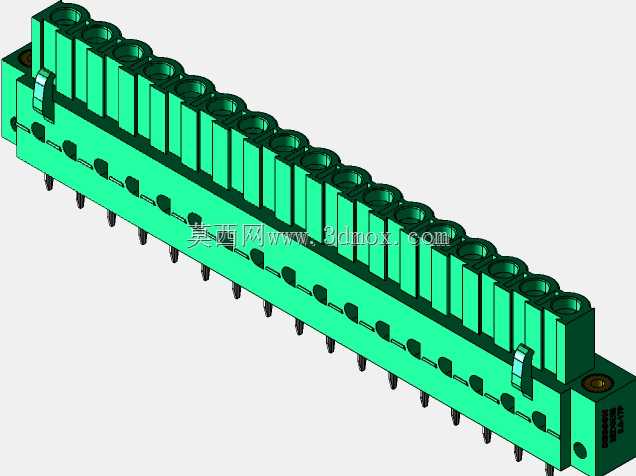 DEGSON 2EDG(M)系列5.0mm螺纹锁紧可插拔接线盒组