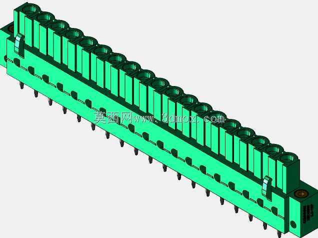 DEGSON 2EDG(M)系列5.0mm螺纹锁紧可插拔接线盒组