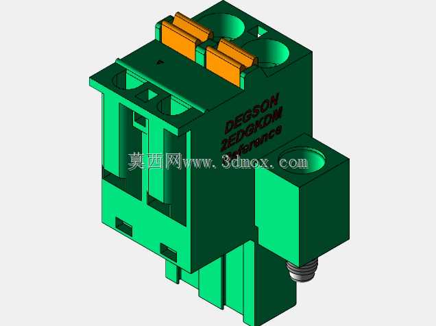 DEGSON 2EDG(M)系列5.0mm螺纹锁紧可插拔接线盒组