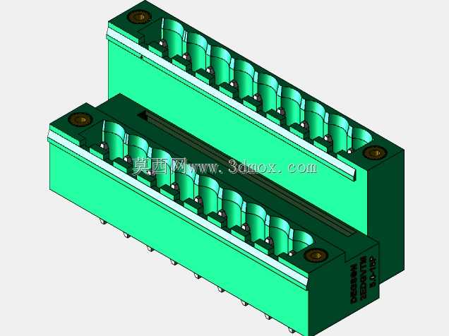DEGSON 2EDG(M)系列5.0mm螺纹锁紧可插拔接线盒组