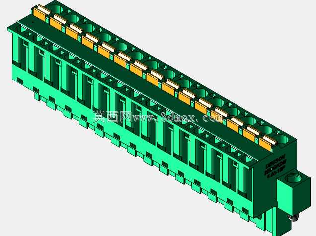 DEGSON 2EDG(M)系列5.08mm螺纹锁紧可插拔接线盒组