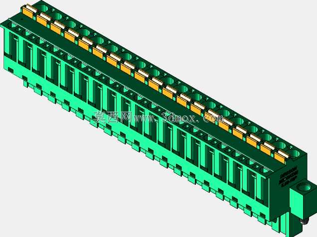 DEGSON 2EDG(M)系列5.08mm螺纹锁紧可插拔接线盒组