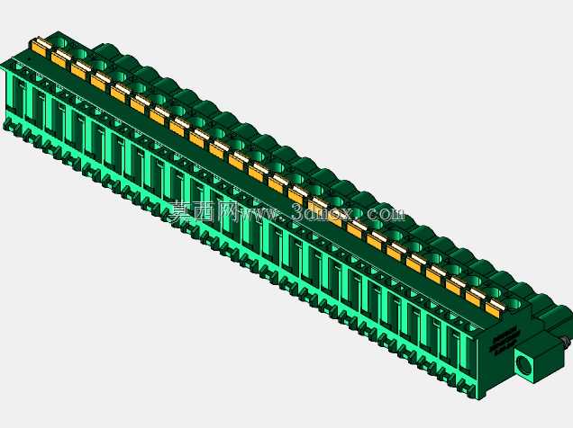 DEGSON 2EDG(M)系列5.08mm螺纹锁紧可插拔接线盒组