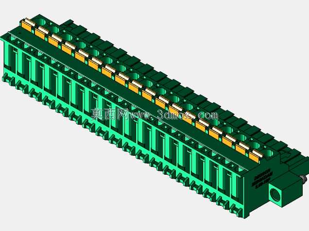 DEGSON 2EDG(M)系列5.08mm螺纹锁紧可插拔接线盒组
