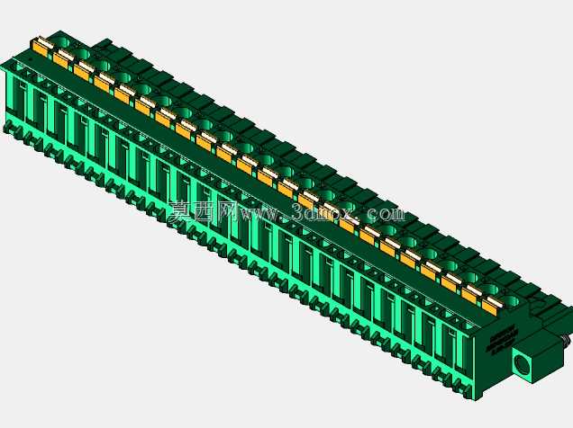 DEGSON 2EDG(M)系列5.08mm螺纹锁紧可插拔接线盒组