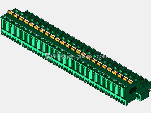 DEGSON 2EDG(M)系列5.08mm螺纹锁紧可插拔接线盒组