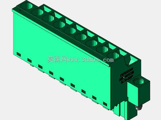 DEGSON 2EDG(M)系列5.08mm螺纹锁紧可插拔接线盒组