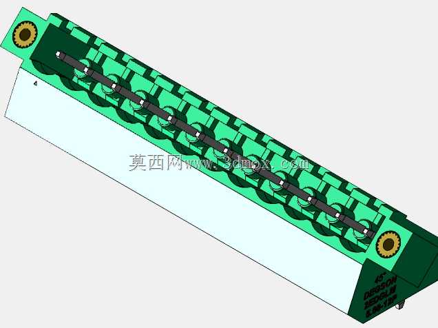 DEGSON 2EDG(M)系列5.08mm螺纹锁紧可插拔接线盒组