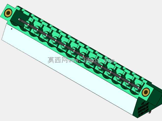 DEGSON 2EDG(M)系列5.08mm螺纹锁紧可插拔接线盒组