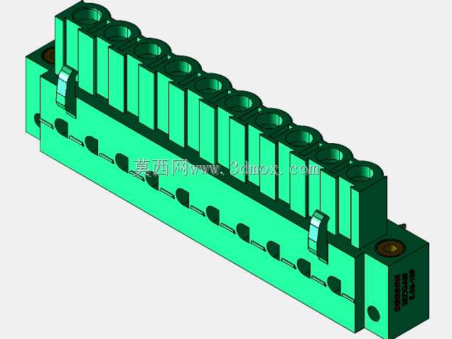 DEGSON 2EDG(M)系列5.08mm螺纹锁紧可插拔接线盒组