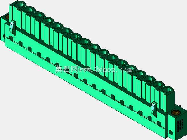 DEGSON 2EDG(M)系列5.08mm螺纹锁紧可插拔接线盒组