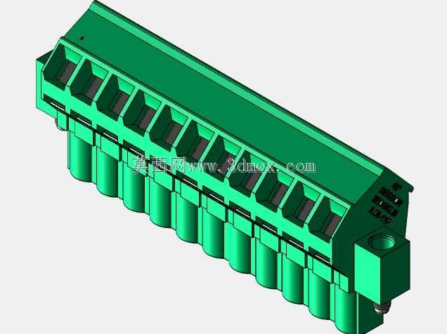 DEGSON 2EDG(M)系列5.08mm螺纹锁紧可插拔接线盒组