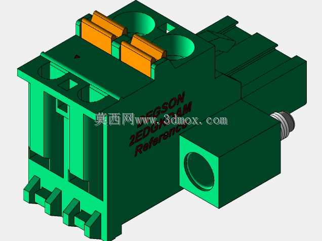 DEGSON 2EDG(M)系列5.08mm螺纹锁紧可插拔接线盒组