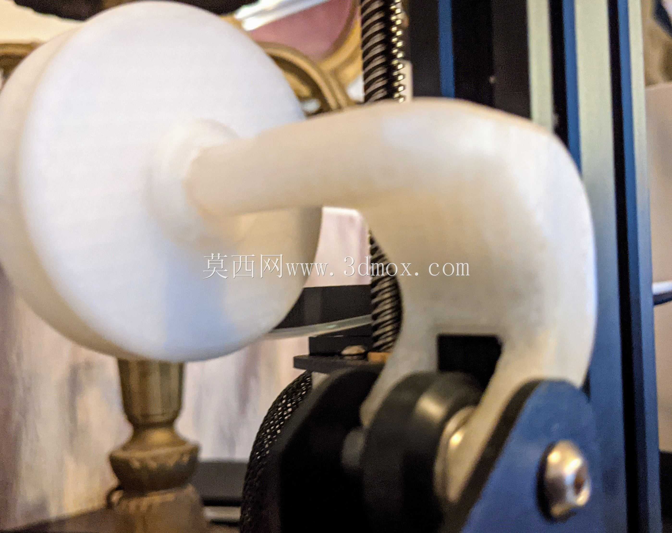 Ender 3-灯丝辊位于Ender 3顶部时的滑动辊导轨