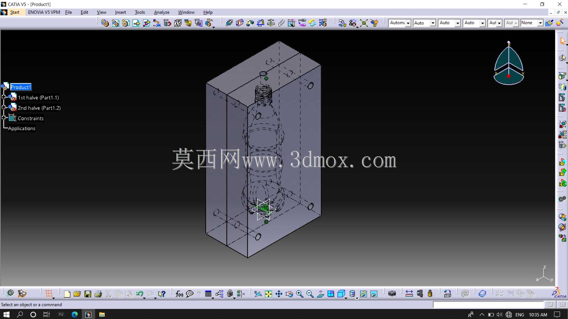 可乐瓶模具设计