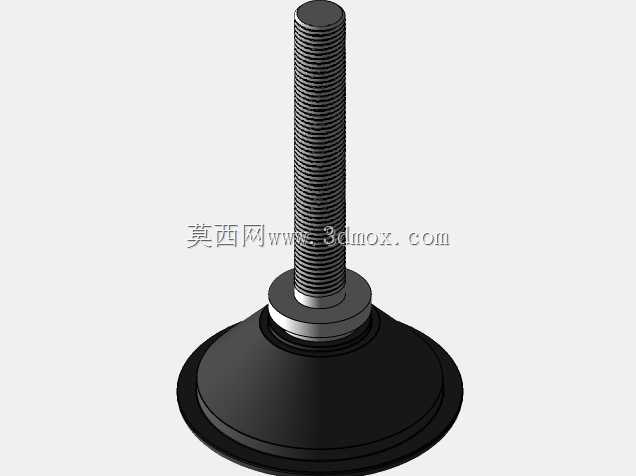 可调节脚(500kg)M10 x 60mm x 50直径(302-3309)