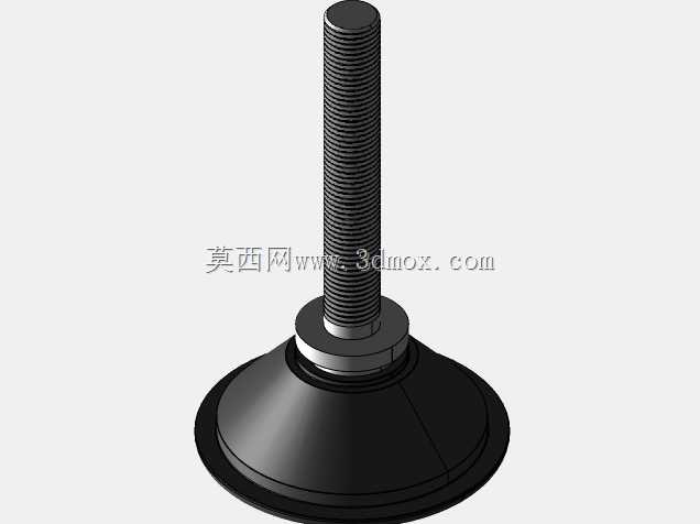 可调节脚(500kg)M10 x 60mm x 50直径(302-3309)