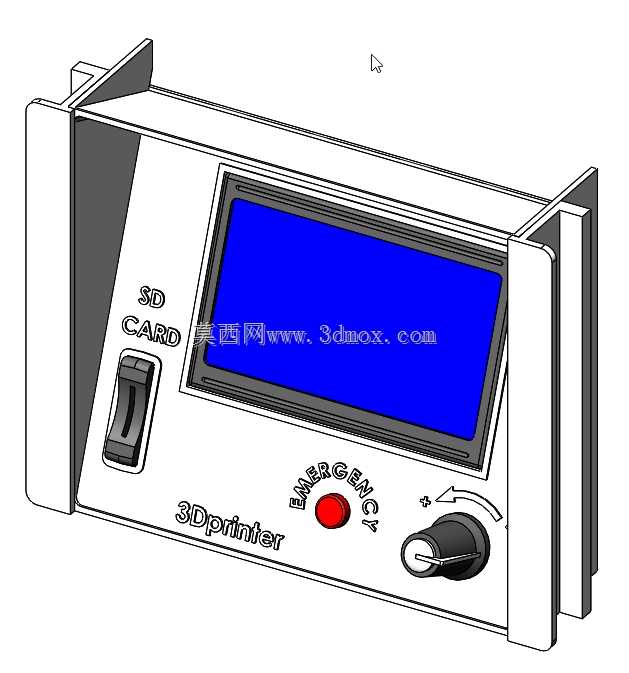 机箱显示LCD 128x64像素3D打印机