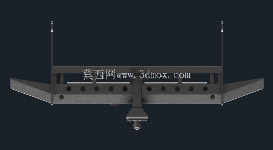 丰田Hilux皮卡(2016+)后保险杠(更新)
