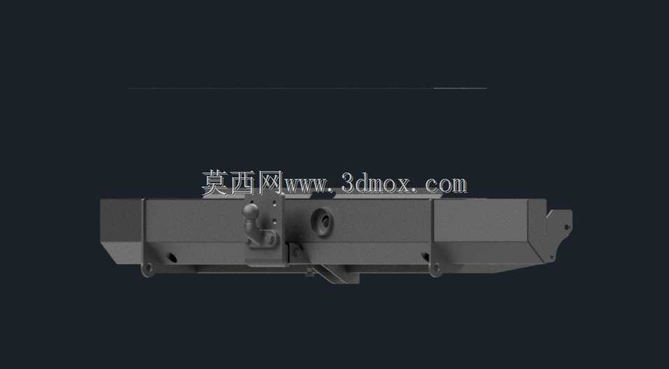 丰田Hilux皮卡(2016+)后保险杠(更新)
