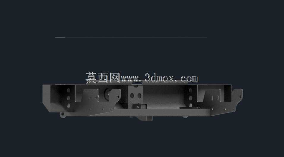 丰田Hilux皮卡(2016+)后保险杠(更新)