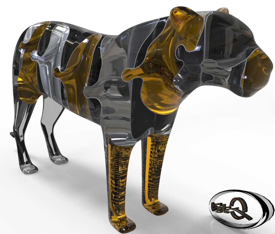 任何材质的3D拼图