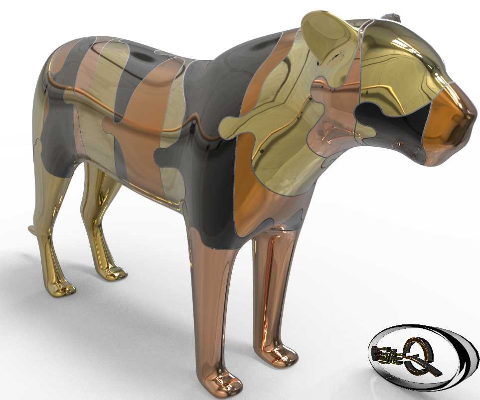 任何材质的3D拼图